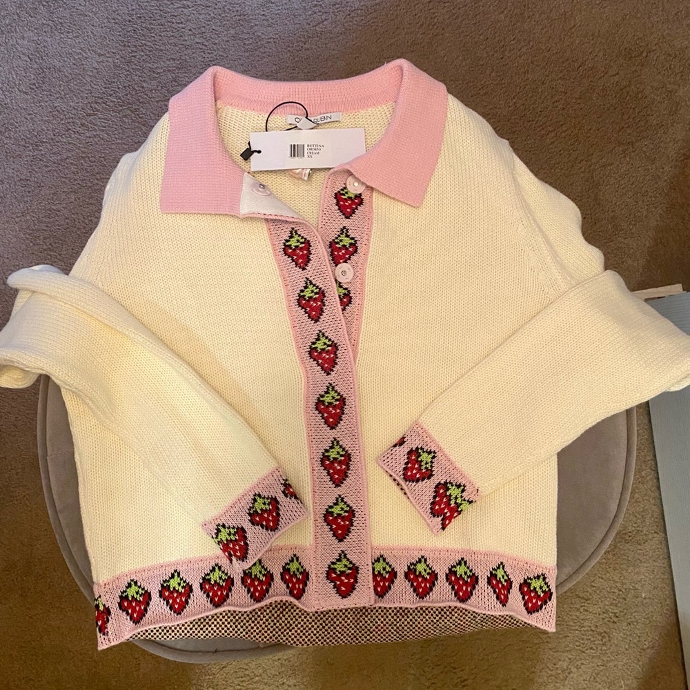 Olivia Rubin strawberry sweater